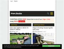 Tablet Screenshot of airgunshooting.co.uk